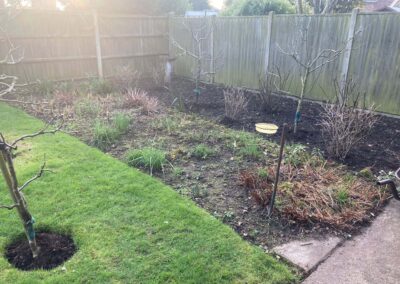 Small Winter Turfing Project - Before