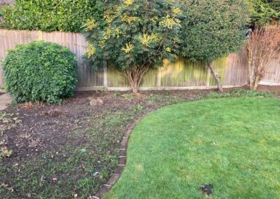 Small Winter Turfing Project - Before