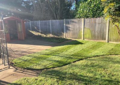 Small Winter Turfing Project - After